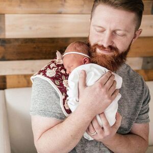 Copper Pearl Burgundy Floral Burp Cloth